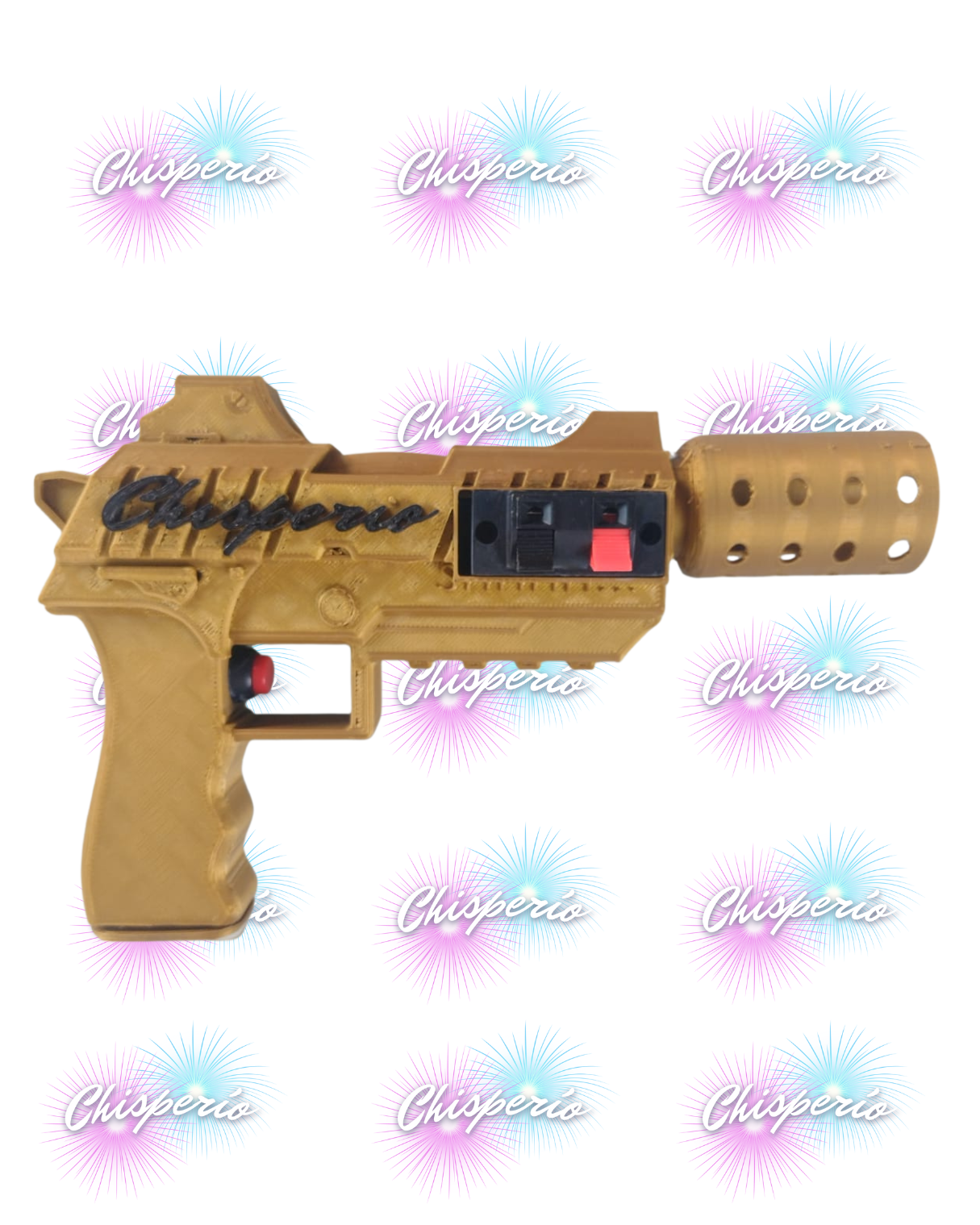 Pistola "Golden" Chispas Frias