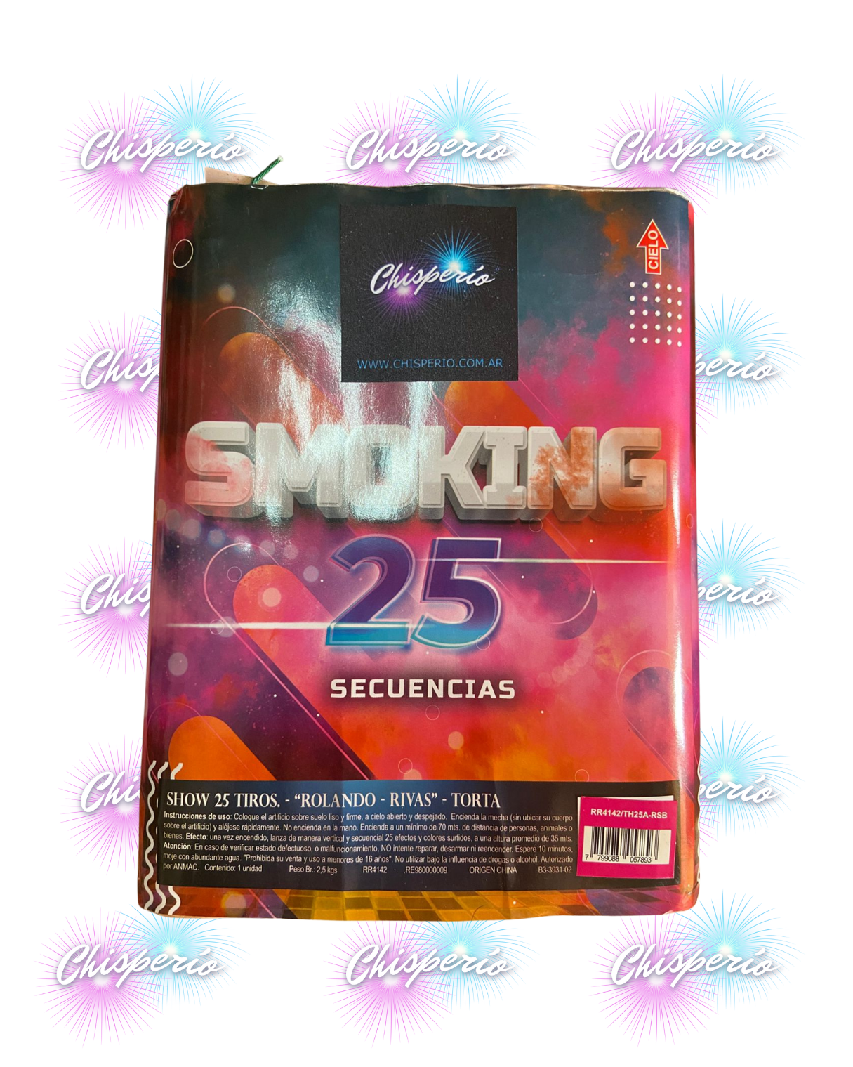 Torta "Humo" 25 Tiros