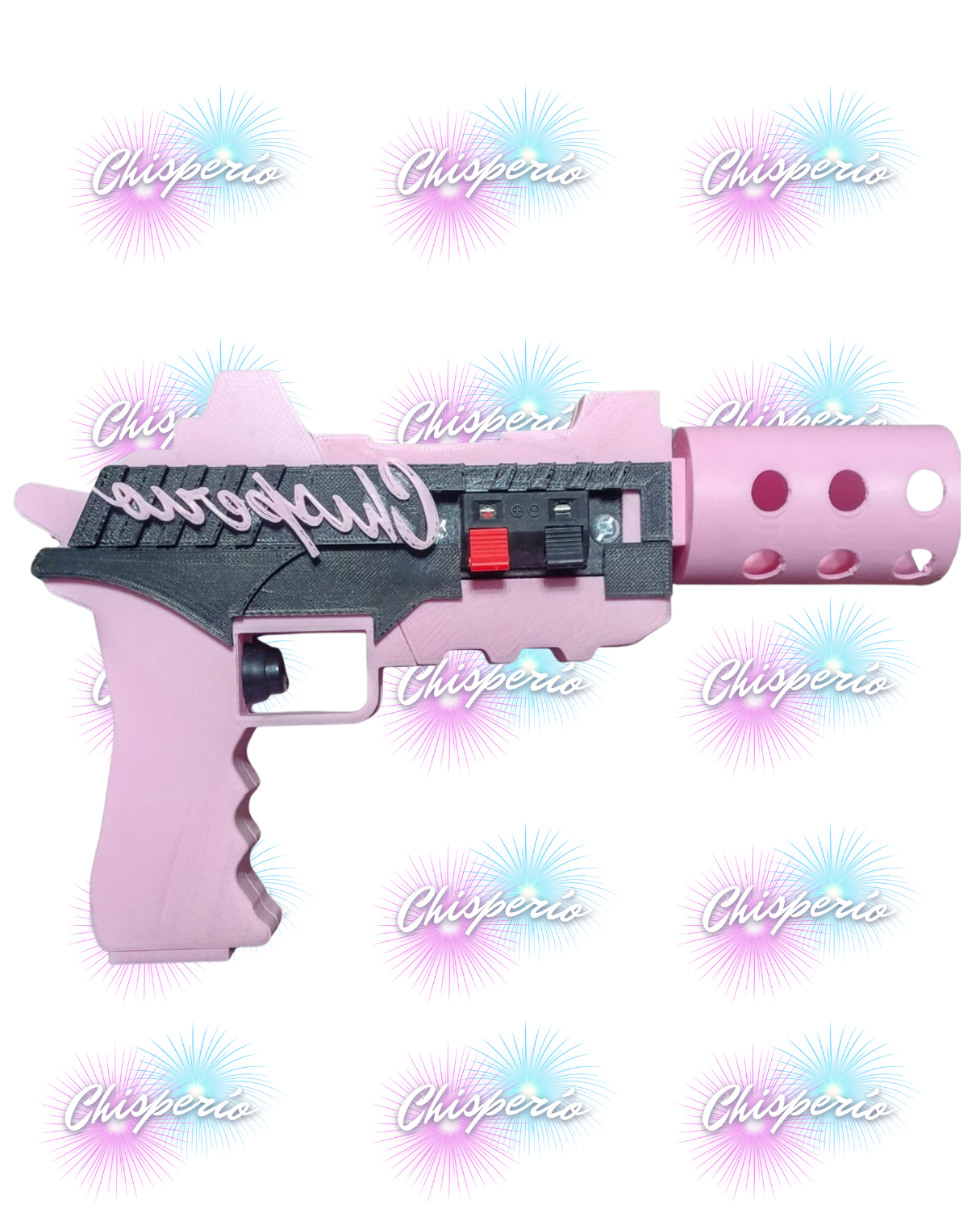 Pistola "Pink" Chispas Frias