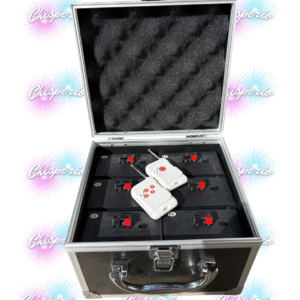 Maletin 6 Bases Inalambricas + 2 Control Remoto