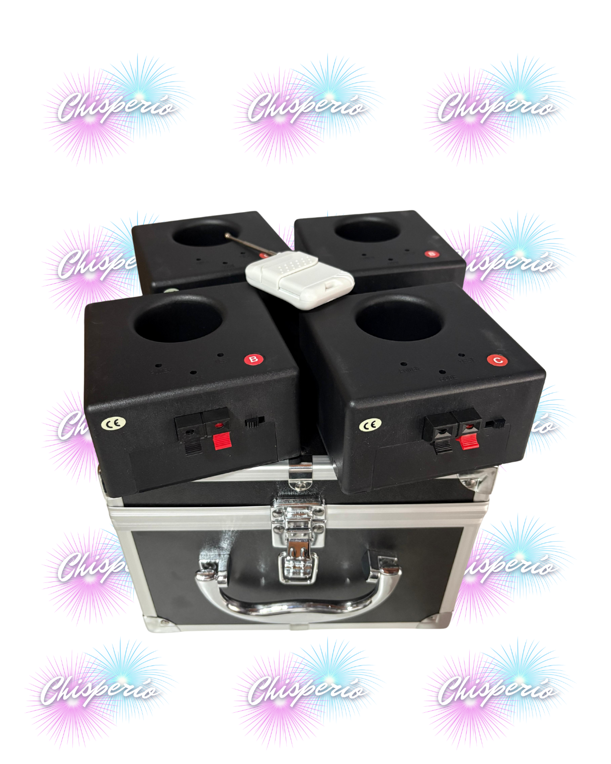 4 Bases Inalambricas + 1 Control Remoto