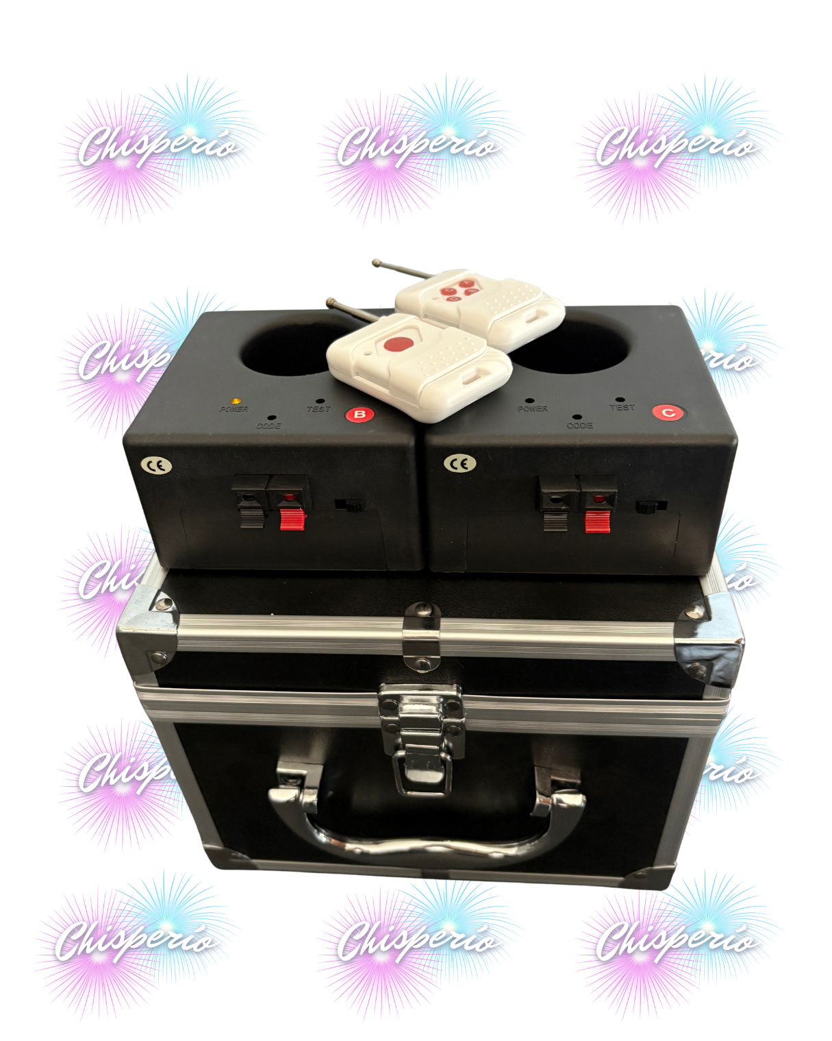 2 Bases Inalambricas + 1 Control Remoto